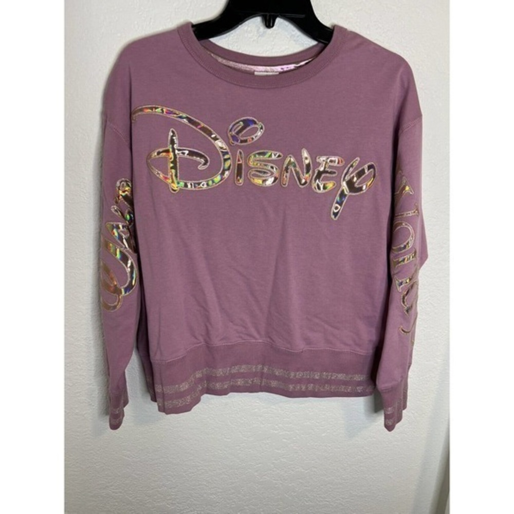 NWT Walt Disney World 50th Pink Pullover Earidescent Size Medium
